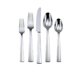 Oneida Madison Avenue 20 Piece Everyday Flatware, Service for 4, 18/0 Stainless Steel, Silverware Set