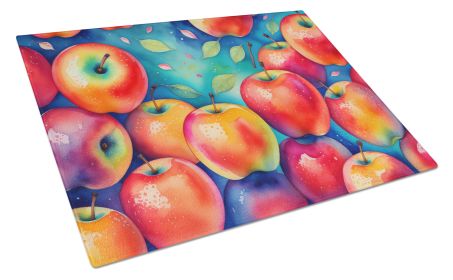 NEW Colorful Apples Glass Cutting Board Decorative Tempered Glass Kitchen Cutting and Serving Board Large Size Chopping Board