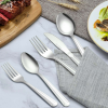 Bestdin Silverware Set for 8, 40 Pieces Stainless Steel Flatware Set, Include Fork Knife Spoon Set, Mirror Polished, Dishwasher Safe