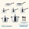 Farberware Classic 15 Piece Stainless Steel Pots and Pans Set