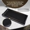 K Cup Organizer Coffee Pod Holder Drawer Slim Home Kitchen Counter Organizer No Assembly Needed Black