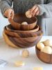 Acacia wooden bowl wooden tableware (Set of 5)