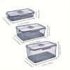 3pcs Covered Egg Dumpling Vegetable Fruit Preservation Box Household Kitchen Supplies Box